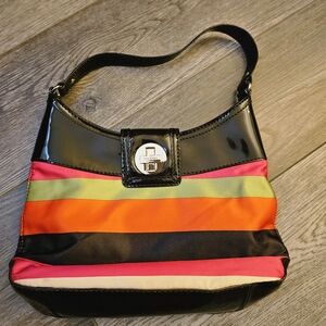 Kate Spade Jordan Prince Satin Stripe Shoulder Purse